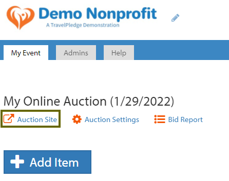 Auction Site Link